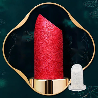12.1mm Flower Like Brocade Carved Lipstick Silicone Mold Diy Hand-made Material Repair Tools Need To Be Used In Combination