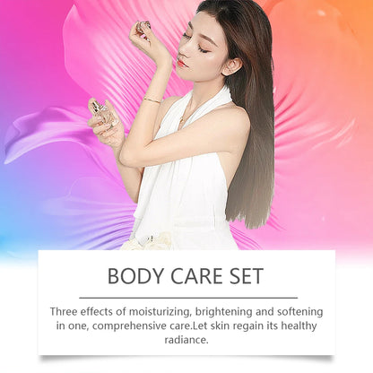 Christmas Scented Body Care Set Moisturizing Fragrance Body Spray & Lotion Long Lasting Fragrance Smoothing Body Repairing Dry