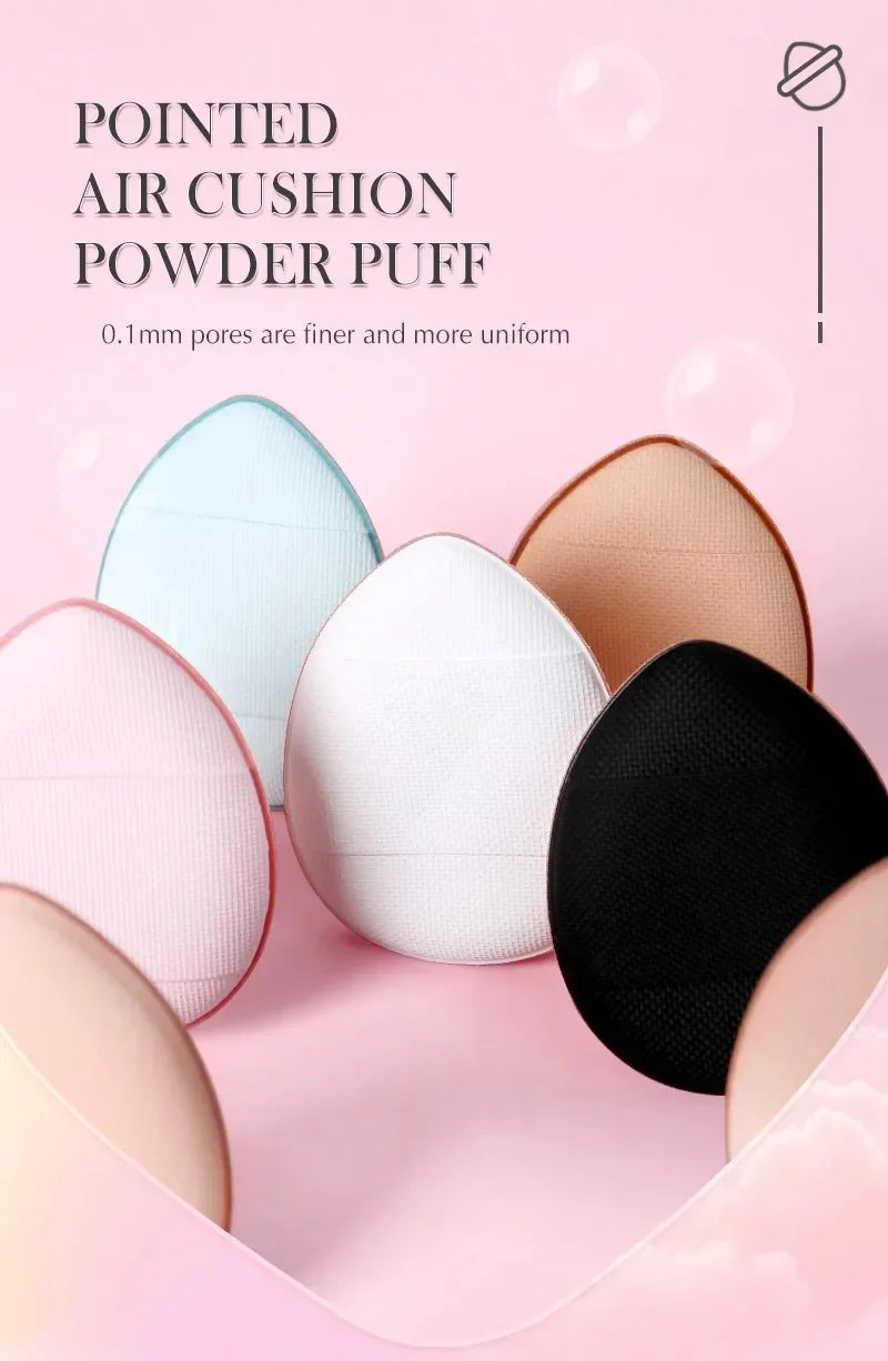 CNK 5/10Pcs Mini Finger Puff Foundation Small Air Cushion Powder Sponge Face Concealer BB Cream Cosmetic Applicator Makeup Tool