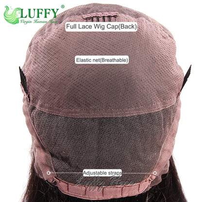Curly Full Lace Human Hair Wigs For Black Women Pre Plucked Jerry Curly Brazilian Human Hair 13x6 HD Lace Wig With Baby Hair