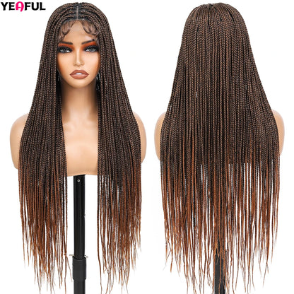 Braided Wigs Lace Front Synthetic Wig Bohemian Braided Wigs Boho Braids Wig Full Lace Braided Wigs Cheap Wigs On Sale Clearance