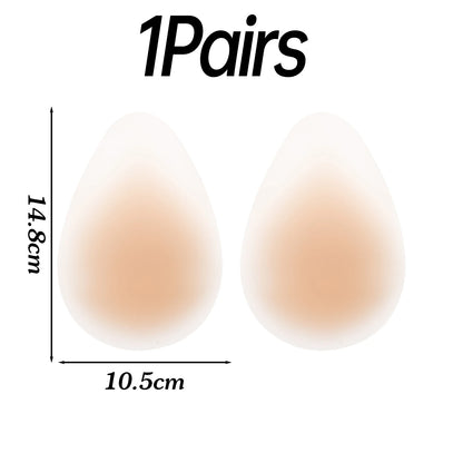 Invisible Water-drop Lifting Nipple Cover Breast Patches Sweatproof Self Adhesive Chest Patch Summer Thin Bras Women Underwear