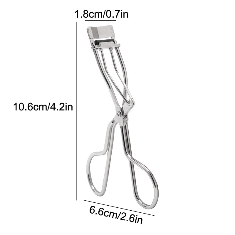 Mini Partial Eyelash Curler Nature Curl Sun Flower Eyelash Extension Volume Tweezers Stainless Steel Beauty Makeup Tool