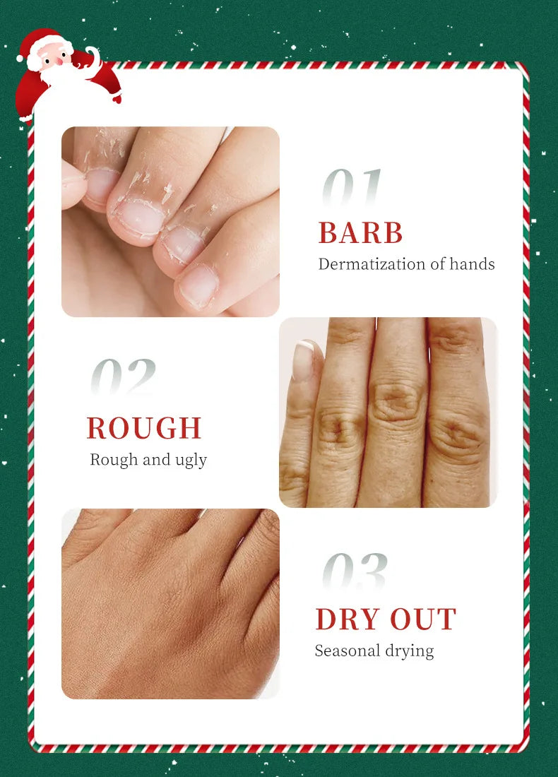 5pcs/Set Christmas Gifts Hand Cream Sets Moisturizing Refreshing Handcream Nourishing Beauty Hands Creams Skin Care Products