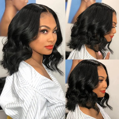 Bob Wigs Human Hair Body Wave 8-16in V Part Wigs for Black Women Upgrade U Part Human Hair Wig Glueless Lace Wigs Short Bob
