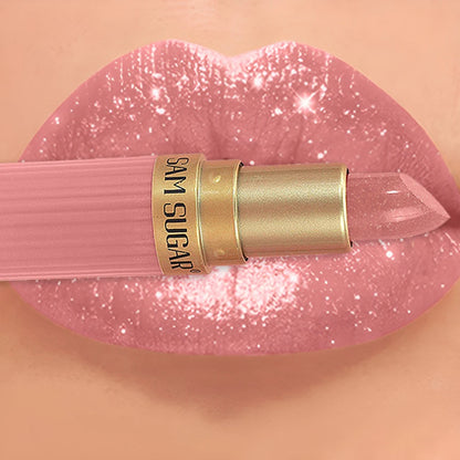 6 Color Metallic Velvet Lipstick Diamond Sparkle Pearlescent Fine Shimmer 12H Waterproof Non-Stick Cup Lip Makeup Women Cosmetic
