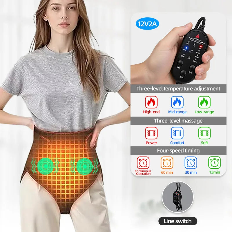 Heating Pad for Period Cramps Massager for Women Upgrade Menstrual Heating Pad for Abdomen Pain and Cramps Relief Wrap Around