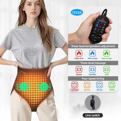 Heating Pad for Period Cramps Massager for Women Upgrade Menstrual Heating Pad for Abdomen Pain and Cramps Relief Wrap Around