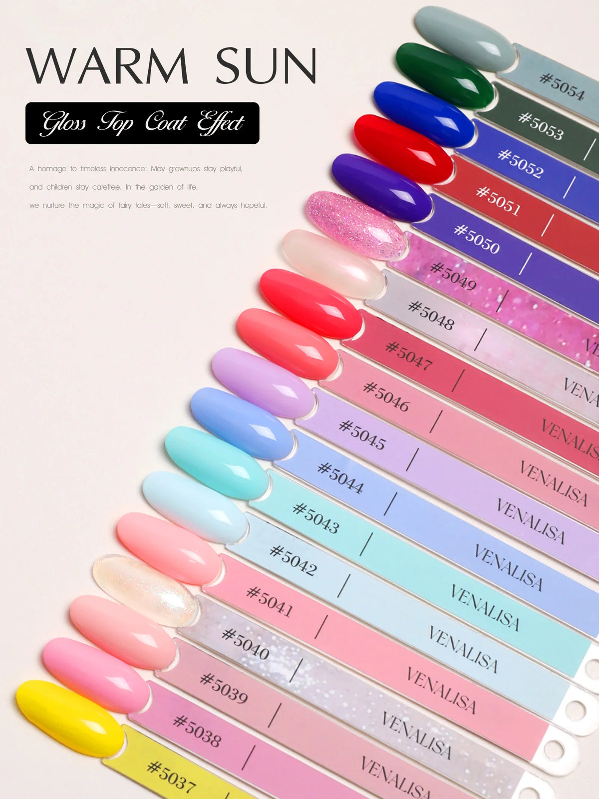 1Set VENALISA V6 Whole Set 10ml HEMA FreeTPO Free Vegan Nail Gel Polish Color Display Gel Varnish Nail Maincure Branded Suitcase