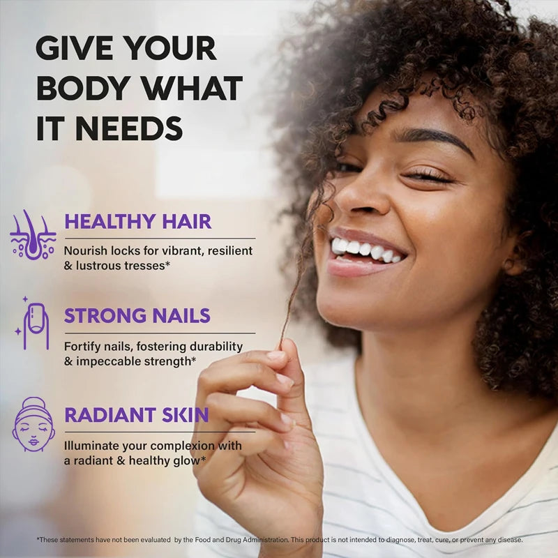 Biotin Collagen and Keratin Beauty Complex - Promotes Healthy Skin and Nails
