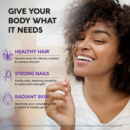 Biotin Collagen and Keratin Beauty Complex - Promotes Healthy Skin and Nails