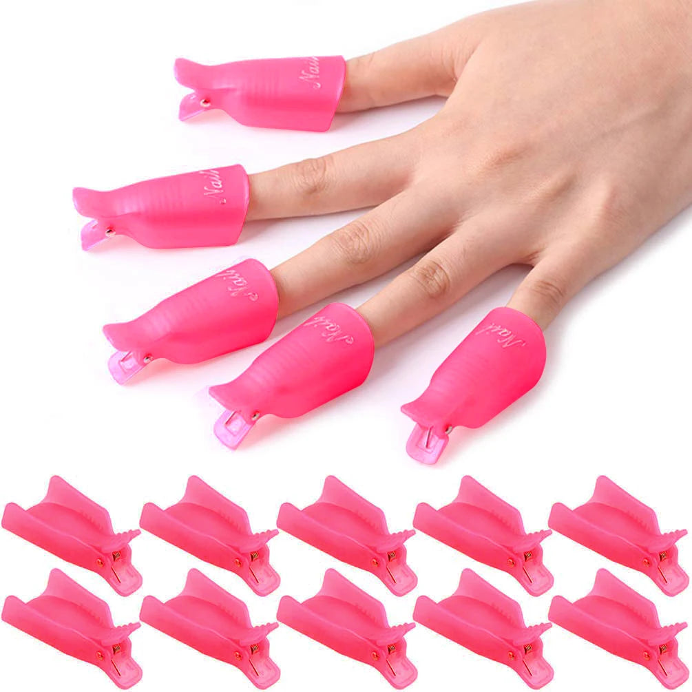 LINMANDA 10/16Pcs Nail Polish Remover Kit Professional Gel Nail Polish Remover for Removing Gel Nail Polish Suitable for Fingers