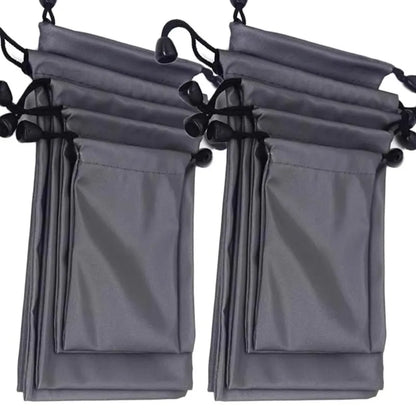 New Drawst Closure Drawstring Storage Pouch Portable Nylon Drawstring Bags Waterproof Black Makeup Bags Travel Storage
