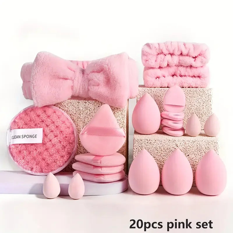 14Pcs Makeup Sponge Cosmetic Blender Beauty Egg Foundation Sponges Puff  Powder Puffs Make Up Accessories Women Makeup Tools