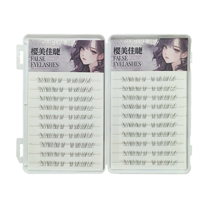 No Glue Need Sunflower Bottom Eyelashes Individual Lower Lashes Cluster Self-adhesive Natural Comic Under Eyelash Extension