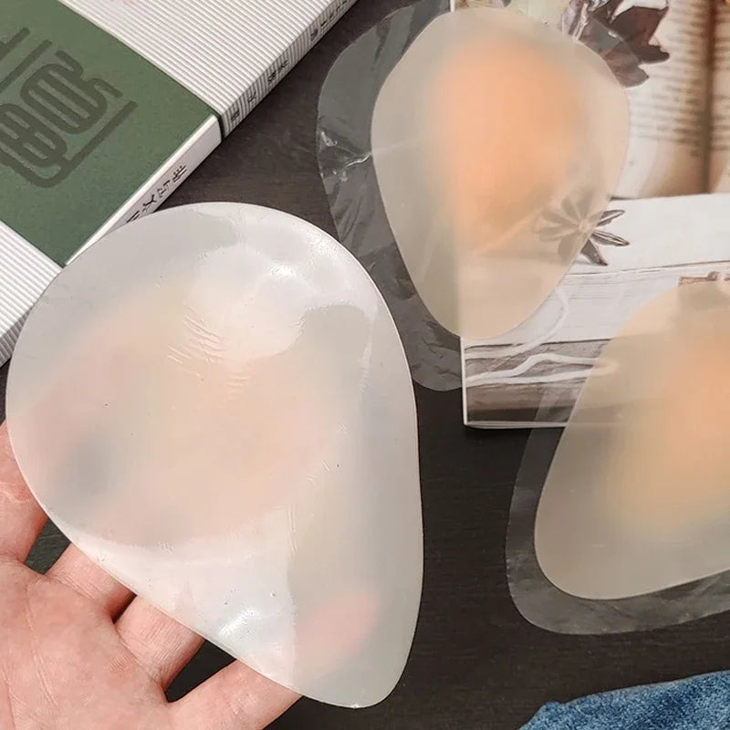 Invisible Water-drop Lifting Nipple Cover Breast Patches Sweatproof Self Adhesive Chest Patch Summer Thin Bras Women Underwear