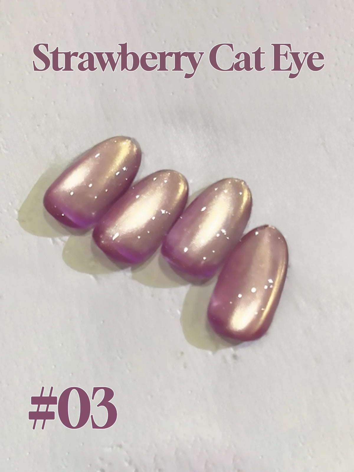 1-12pcs PSK New Whitening Strawberry Cat Eye Gel Nail Polish 2026 Super Glitter Whitening Red Glass Bead Nail Art Pink Nails