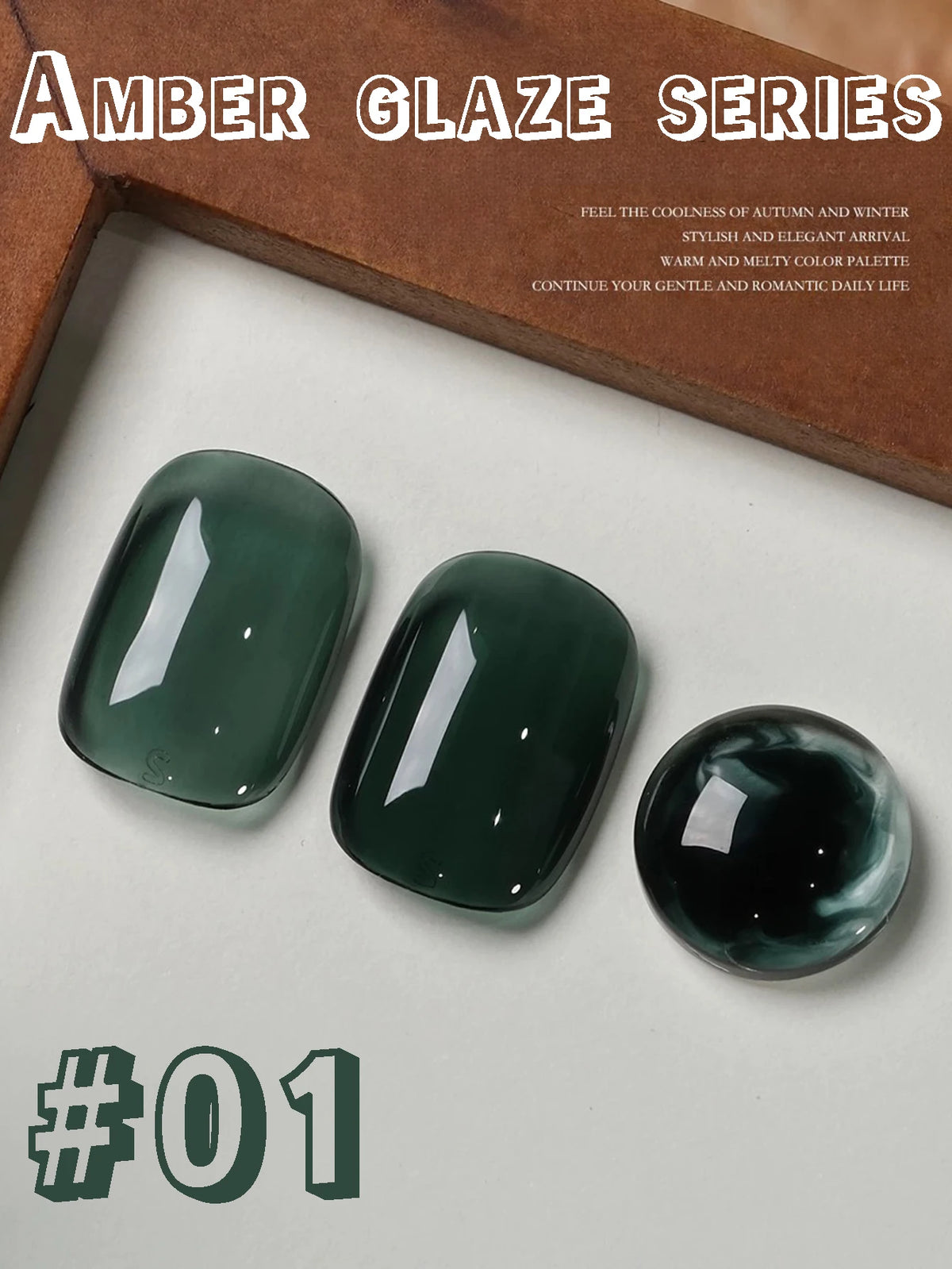 10ML 1-9pcs Hot Selling Water Blurred Clear Brown Nails Jelly Nail Polish Whitening Leopard Nails Black Green Nails