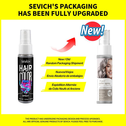 Sevich New Style Hair Color Spray One-Time Hair Color Instant Hair Salon Hair Care Styling Product For Men and Women 5 Color