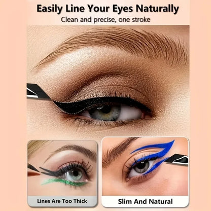 5pcs Precision Eyeliner Brush Set Angled Eyeliner, Eyebrow Brushes With Long Handle For Beginner Make-up Artist Eye Makeup Brush