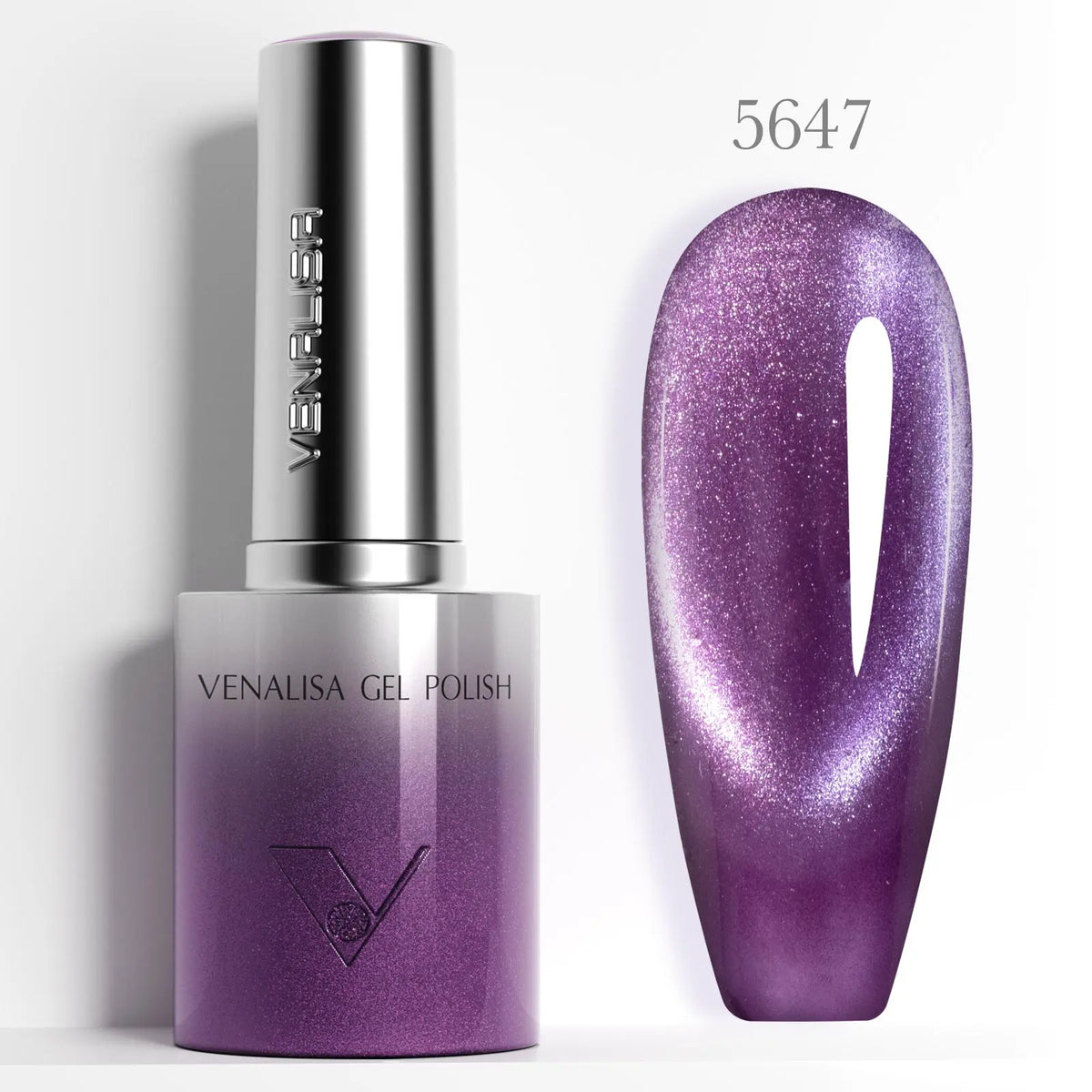 10ml Venalisa Hema Free TPO Free Gel Nail Polish Christmas New Year Soak Off Glitter Red Colors Cat Eye Magnet Nail Gel Polish