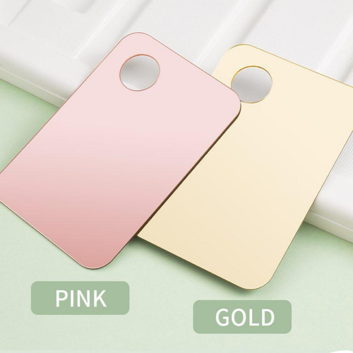 1PCS Acrylic Makeup Palette Makeup liquid foundation Color Palette Stick Makeup Manicure Tools Oil Paints Hand Painted Palette