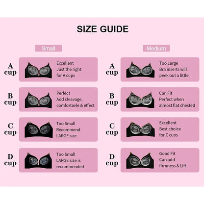 Silicone Bra Inserts Invisible Clear Lift Up Gel Breast Pads Cup Enhancer Push-Up Breast Pasties For Bras Bikinis Swimsuits