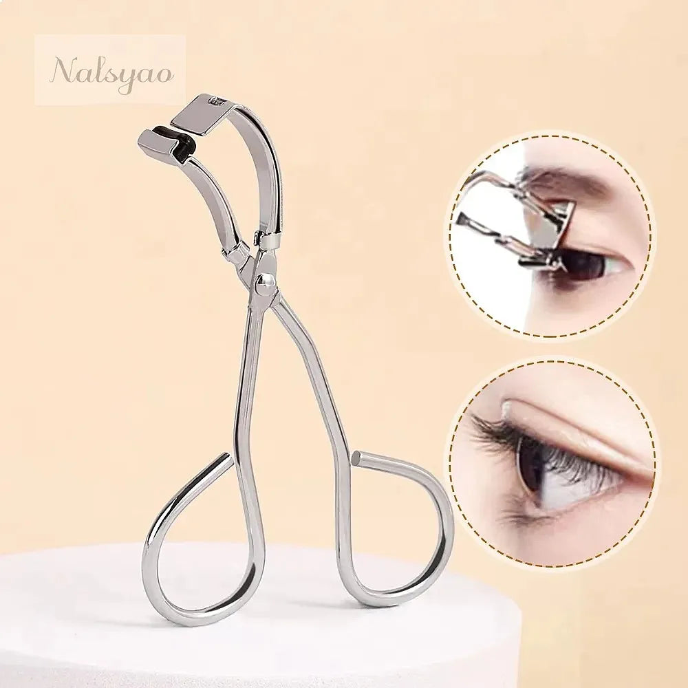 Stainless Steel Mini Eyelash Curler Makeup Tool Natural Curling Applicator Eye Lash Clip Cosmetic Detail Curly