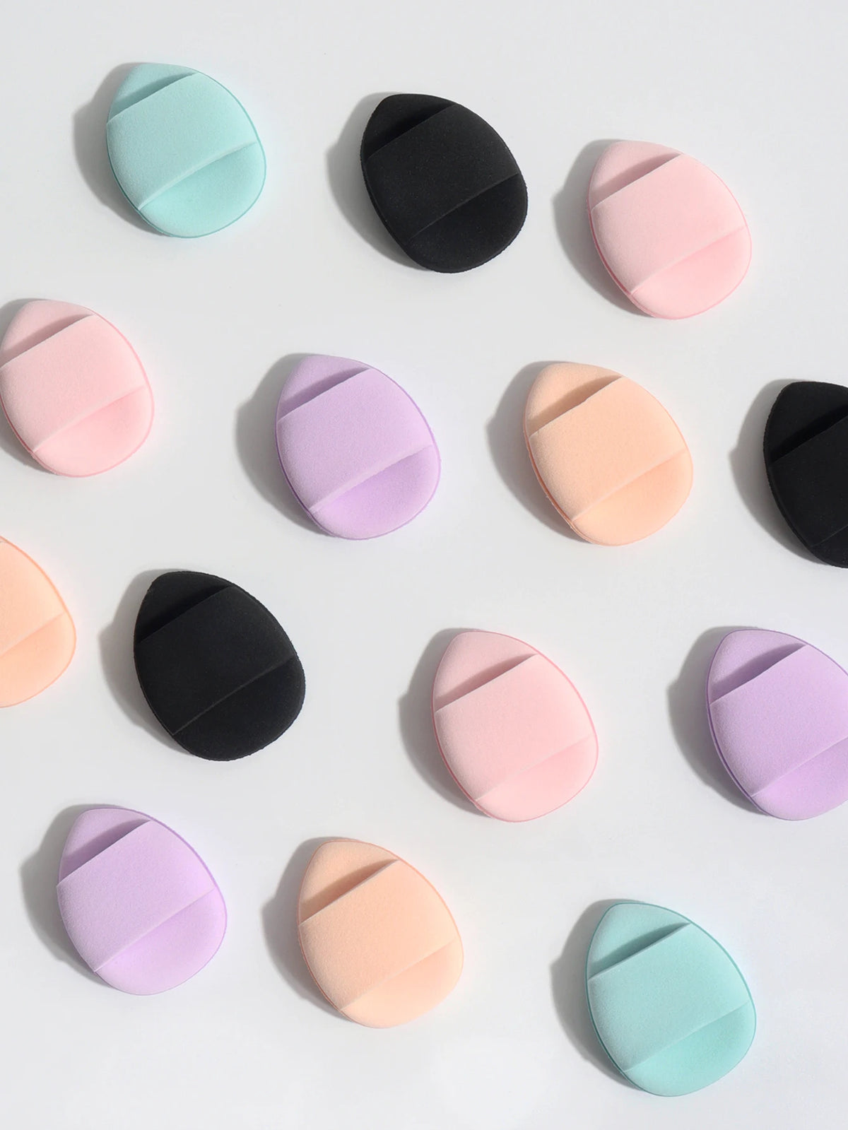 5Pcs Mini Finger Puff Foundation Small Air Cushion Powder Sponge Face Concealer Bb Cream Cosmetic Applicator Makeup Tools