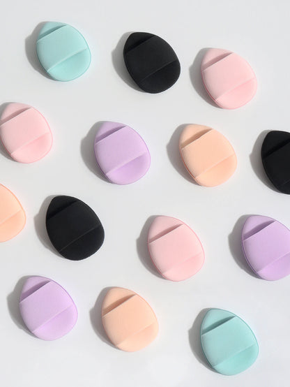 5Pcs Mini Finger Puff Foundation Small Air Cushion Powder Sponge Face Concealer Bb Cream Cosmetic Applicator Makeup Tools