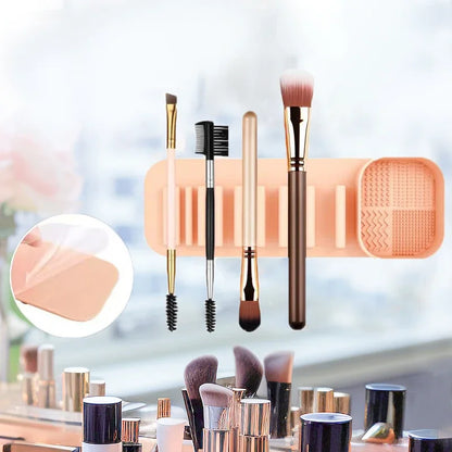 1Pcs Silicone Makeup Brush Washing Bowl Cleaning Box Sponge Powder Puff Washer Beauty Egg Drying Storage Makeup ToolArtifact