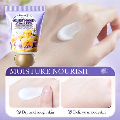 BIOAQUA Vanilla Hand Cream Moisturizing Nourishing Anti-aging Anti Wrinkles Whitening Creams Hands Skin Care Products