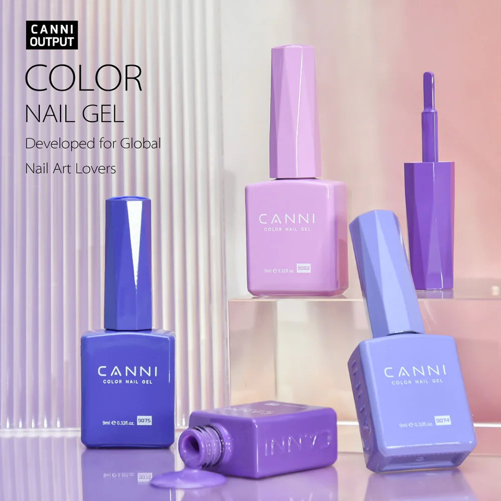 CANNI Gel Nail Polish TPO/HEMA FREE Gorgeous Christmas Red Color Winter Nails Full Coverage Soak Off UV LED Semi Permanent Gel