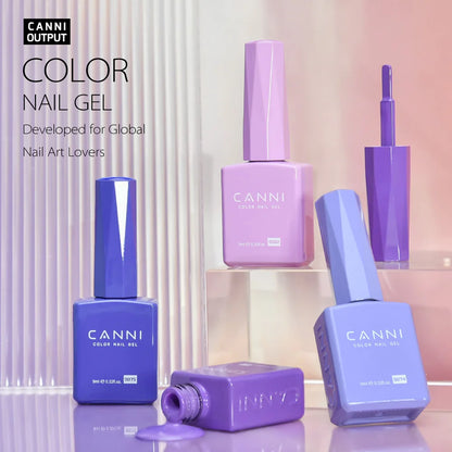 CANNI Gel Nail Polish TPO/HEMA FREE Gorgeous Christmas Red Color Winter Nails Full Coverage Soak Off UV LED Semi Permanent Gel