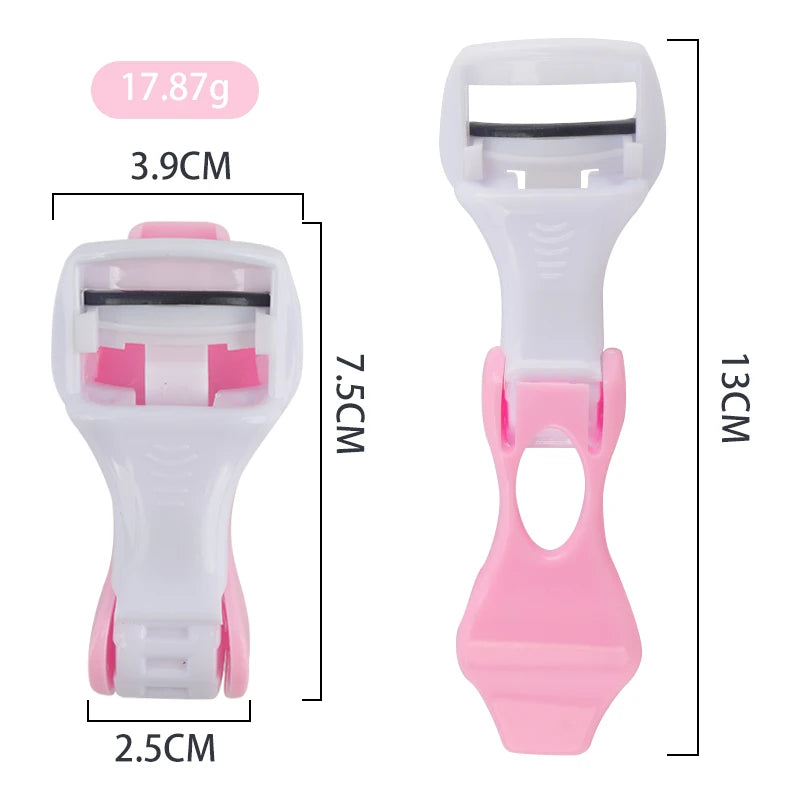 Portable Eyelash Curler Professional Curling Auxiliary Eyelash Extension Make False Clip Folding Beauty Salon Makeup Tools