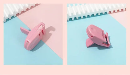 Professional Multicolor Folding False Eyelashes Mini Eyelash Curler Auxiliary Eyelash Curling Clip Beauty Cosmetic Makeup Tools