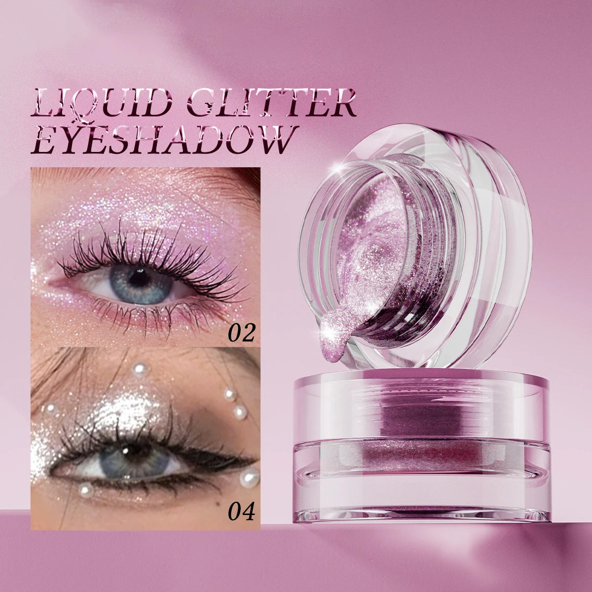 7 Color Liquid Eyeshadow Waterproof, non-sticky  rmt Highlighter & smoky eyeshadow with vivid color payoff Cosmetics