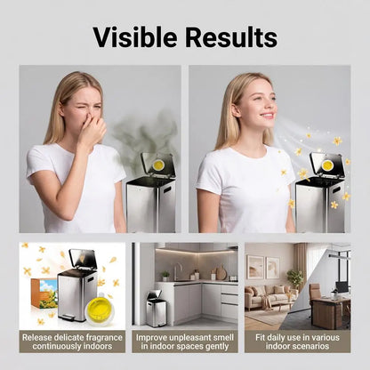 Stick On Trash Can Deodorizer Pods LongLasting Fragrance Powerful Odor Eliminator Osmanthus Lavender Self Adhesive Air Freshener