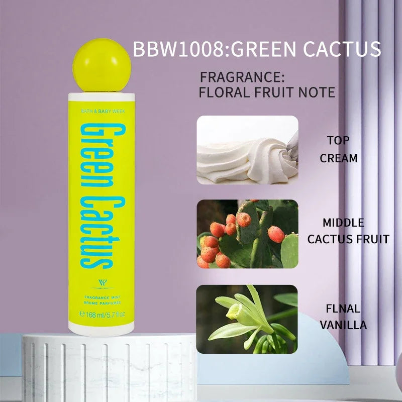Sublime Gourmet Fragrance Mist, Unisex Fresh Berry Sweet Cookie Chocolate Cream Scent Body Spray 168ml Alluring Aroma Splash