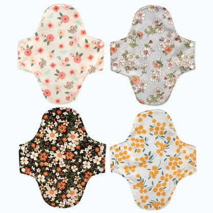 Graphene Reusable Sanitary Pads Leak Proof with Waterproof Layer Menstrual Cloth Pads Soft Anti-Slip Panty Liner Incontinence