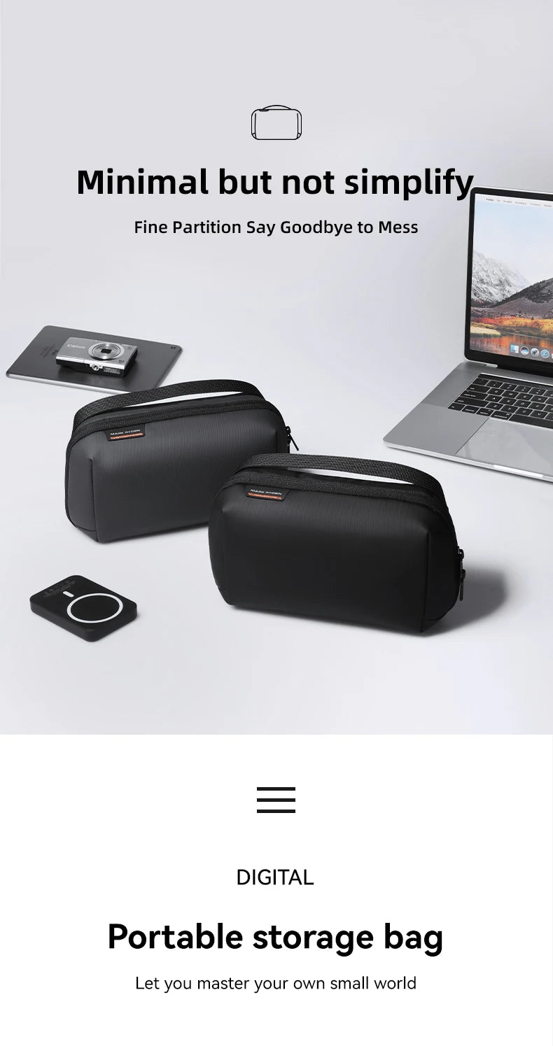 Mark Ryden Portable Cable Digital Storage Bags Organizer Travel Organizers Charger Plug Cosmetics Storage Bag Waterproof