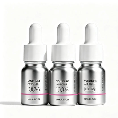 Volufilin 100% Facial Ampoule Serum,Pure Volufiline Plumping,Improve Depressions&Facial Reshaping,Hydrolyzed Collagen Elastic Lifting&Deep Hydrating Glow Moisture,Versatile Multi Zone Application&Concentrated Ampoule Formula,