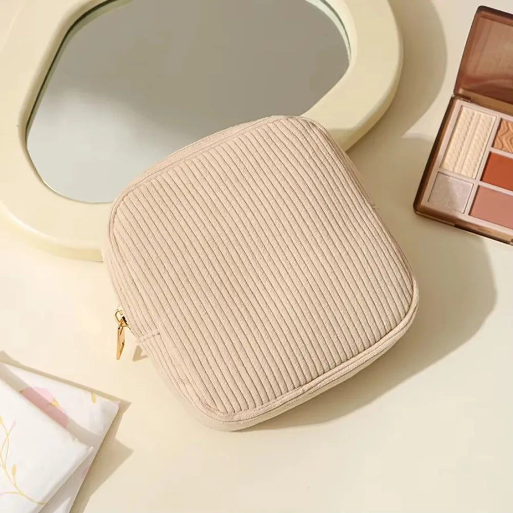 Fashion Mini Makeup Lipstick Bag Travel Organizer Bags Sanitary Napkins Case Small Pouch Cosmetic Storage Pouch Women