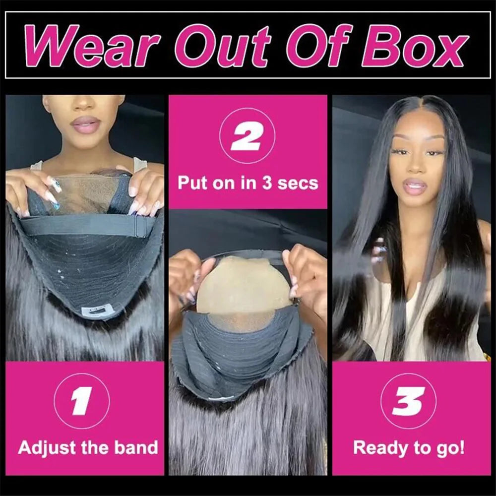 Kinky Curly 6x4 Glueless Lace Wigs Ready To wear Preplucked Kinky Curly Lace Wigs Glueless Afro Curly Human Hair Wigs 20-32"