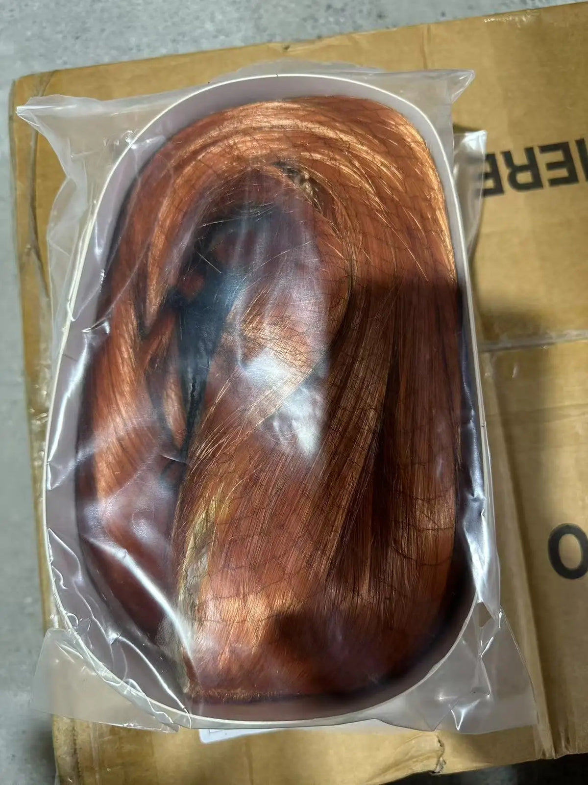 African short curly long hair wigs, fashionable front lace synthetic fiber full head wig
