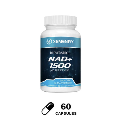 NAD+ Supplements - with Resveratrol - Natural Energy Supplement, Support Cell Health, Anti-aging, Enhance ImmunitySupplements