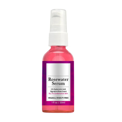 1/3 Pcs Rose Water Essence Serum 30ml Each Dry Combination Skin Facial Hydrating Moisturizing Essence Skincare Facial Serum for Women Daily Care