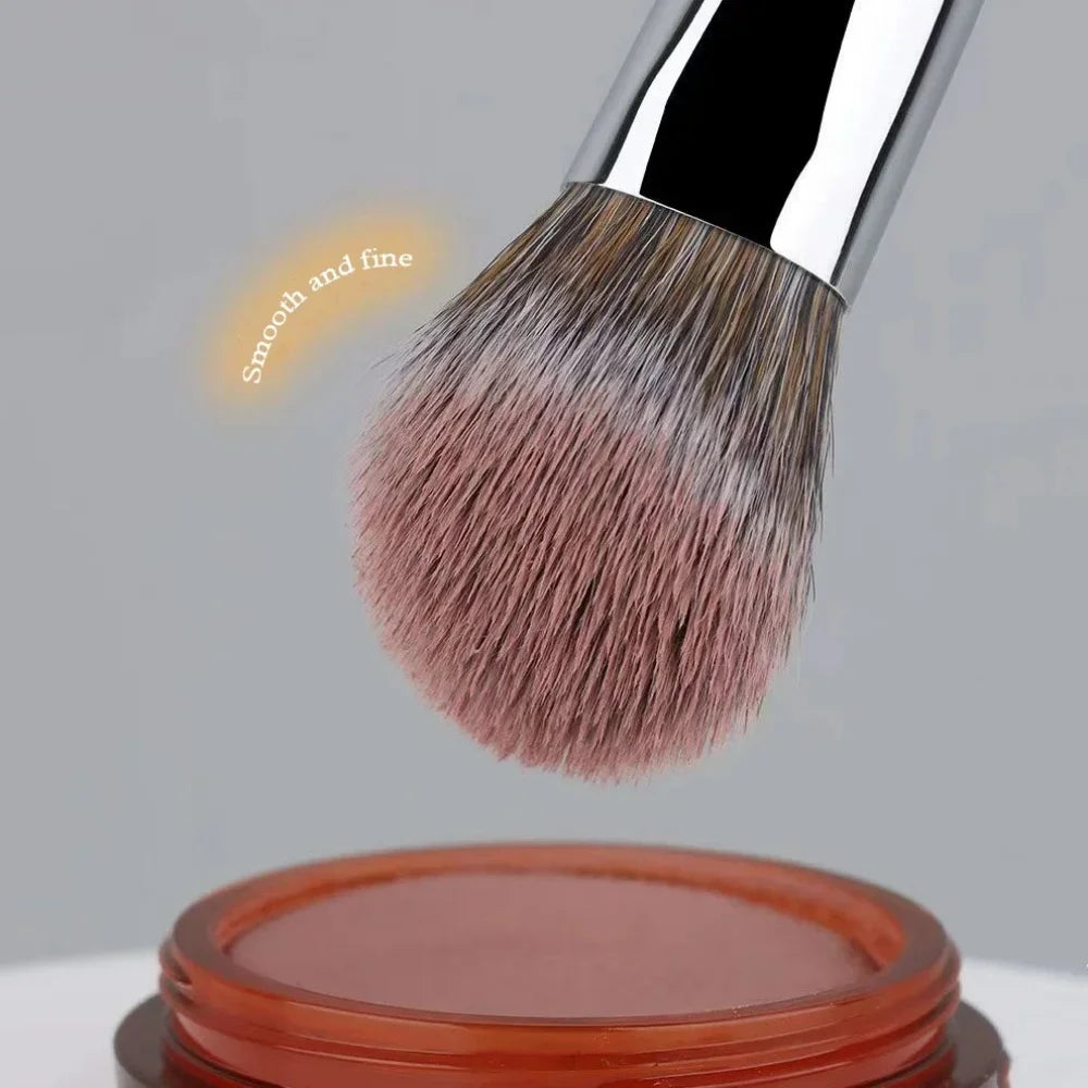 1/2Pcs Mini Peach Heart Blush Brush Small Flat Precise Face Brush Multi Use For Powder Cream Liquid Blush Beauty Makeup Tools