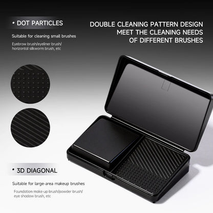 Bonna Mini Washing Board Storage Box Gear for Makeup Brushes and Puffs Cleaning Soap Washing Tools