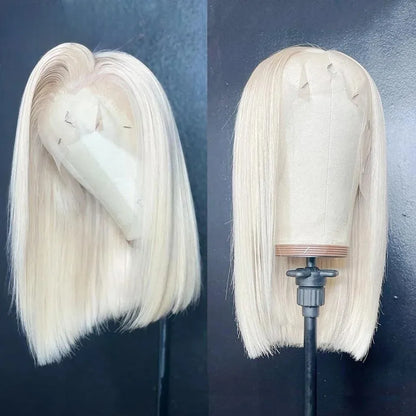 613 Blonde 13x4 Hd Lace Front Wig Layered Straight Natural Hairline Glueless Synthetic High Quality Cheap Lace Wig For Women